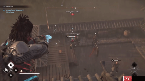 《刺客信条：影》遥远未来太壮 弥助拿赛博激光枪杀敌