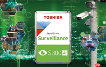 东芝发布S300 AI系列监控硬盘：针对AI负载进行优化
