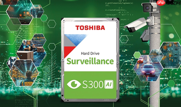 东芝发布S300 AI系列监控硬盘:针对AI负载进行优化