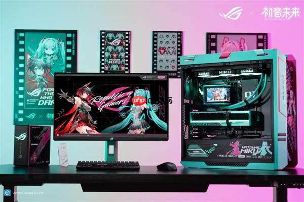 双11颜值至上！ ROG夜神RTX5080 RO姬x初音未来版显卡