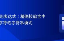 Java正则表达式：精确校验含中间特殊字符的字符串模式