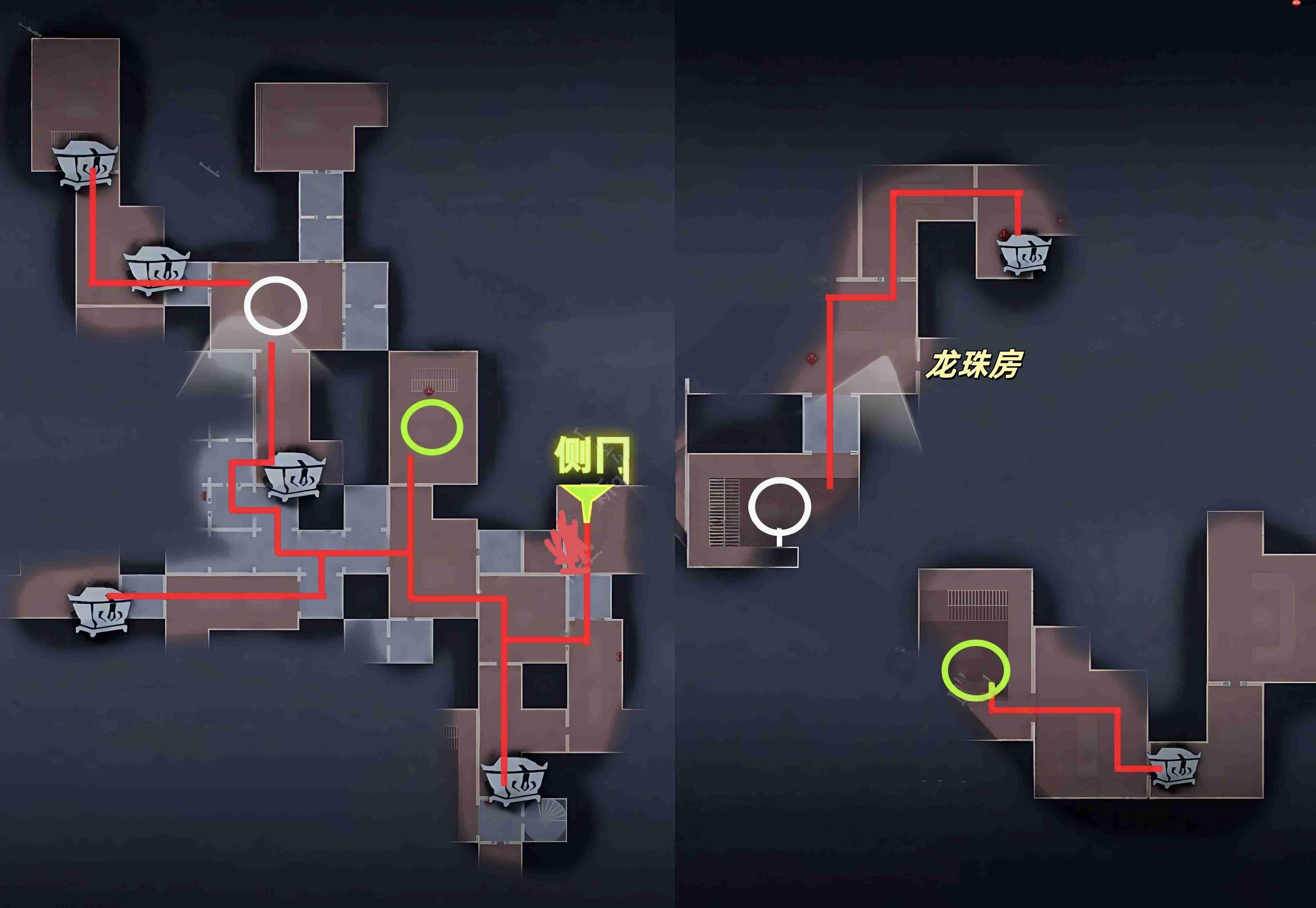 超自然行动组精绝古城极限▃型全地图小抄