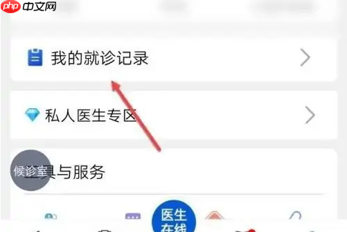 《好大夫在线》查看问诊记录方法