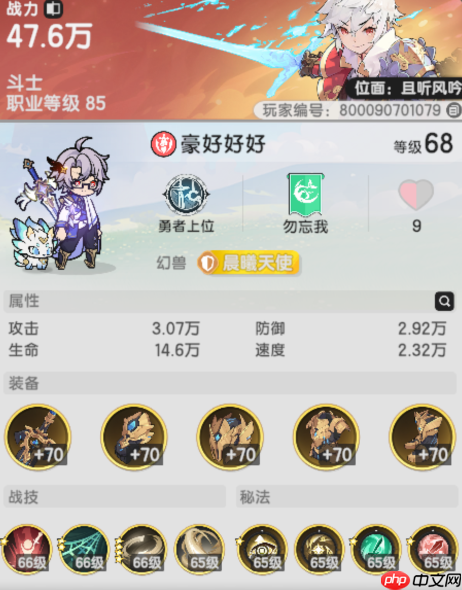 《杖剑传说》斗士技能搭配分享