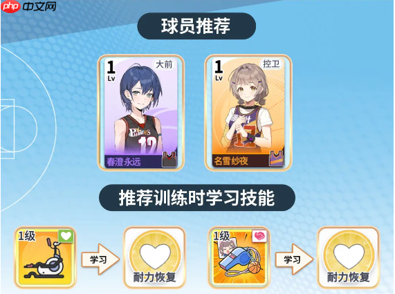 《代号篮球少女》中级挑战赛通关攻略