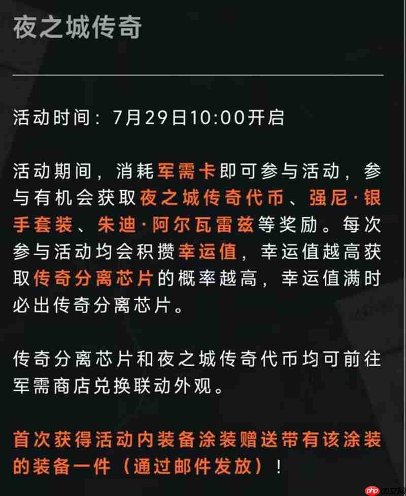 《暗区突围》赛博2077联动活动一览