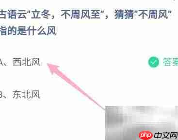 立冬不周风指什么风