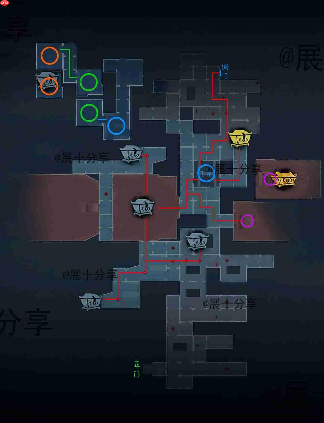 超自然行动组昆仑秘境极限侧门在【右】全地图小抄