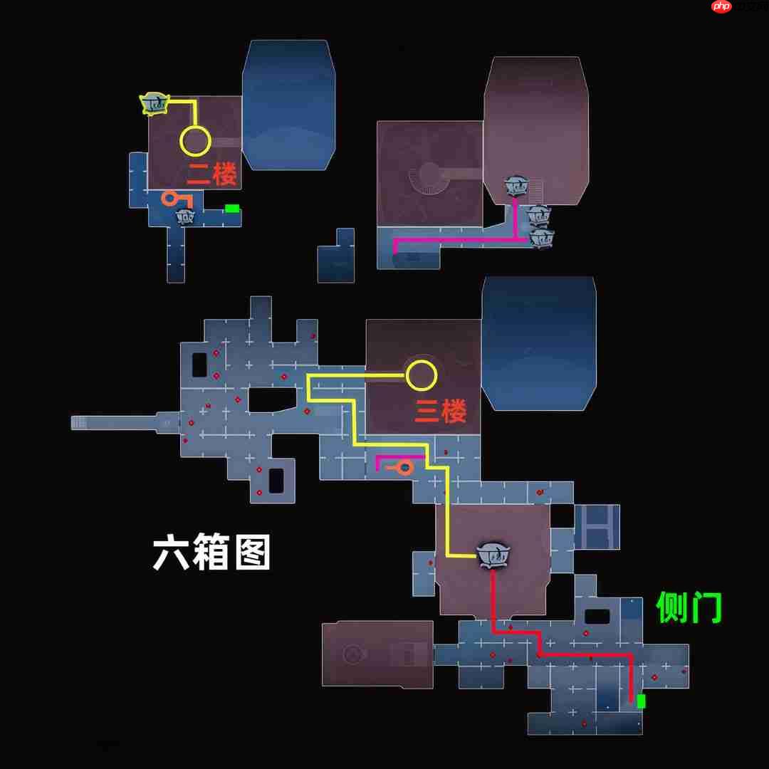 超自然行动组昆仑秘境极限侧门在【右】全地图小抄