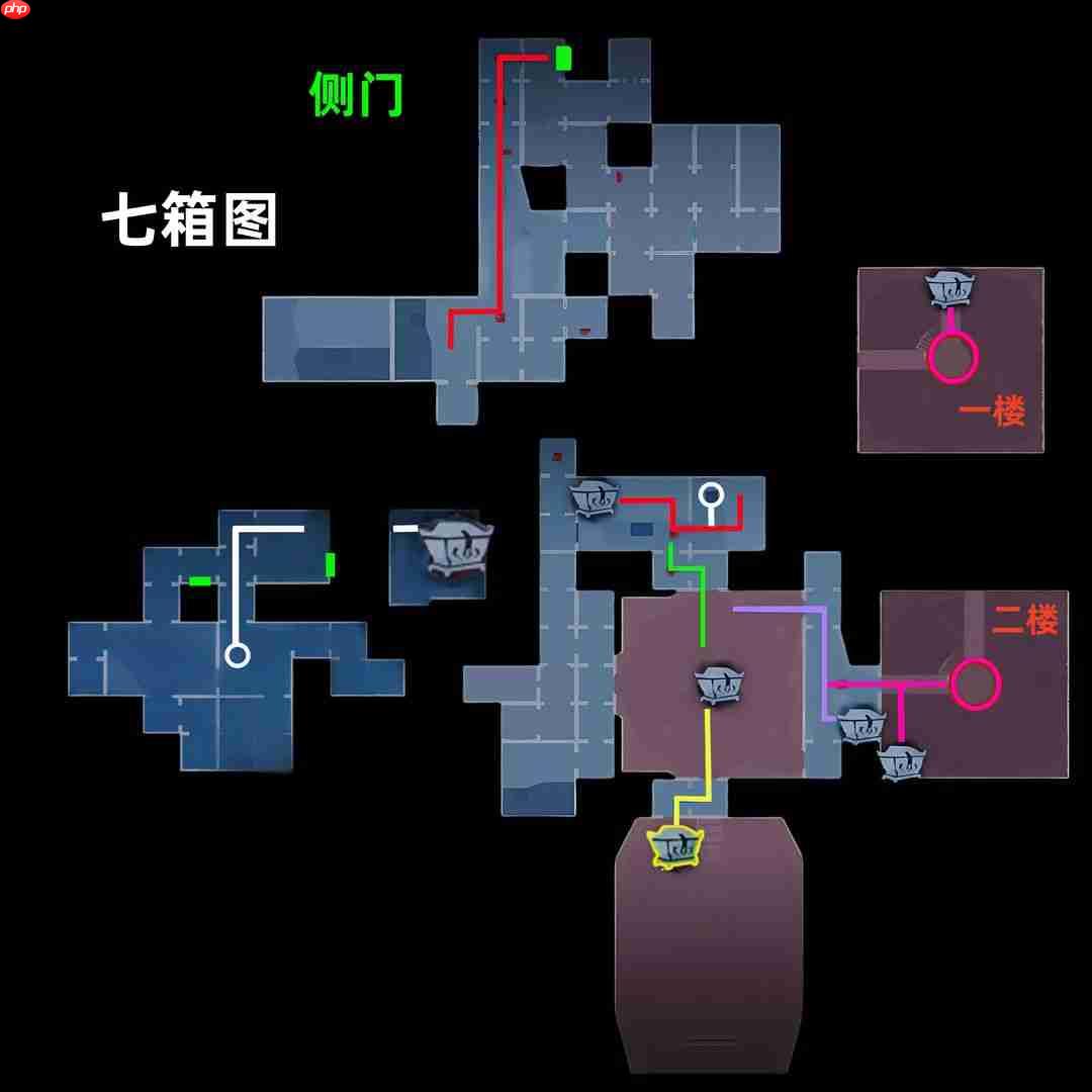 超自然行动组昆仑秘境极限侧门在【右】全地图小抄