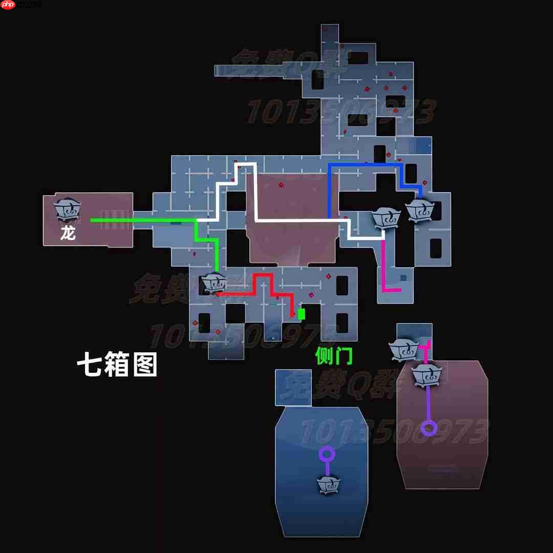 超自然行动组昆仑秘境极限侧门在【右】全地图小抄