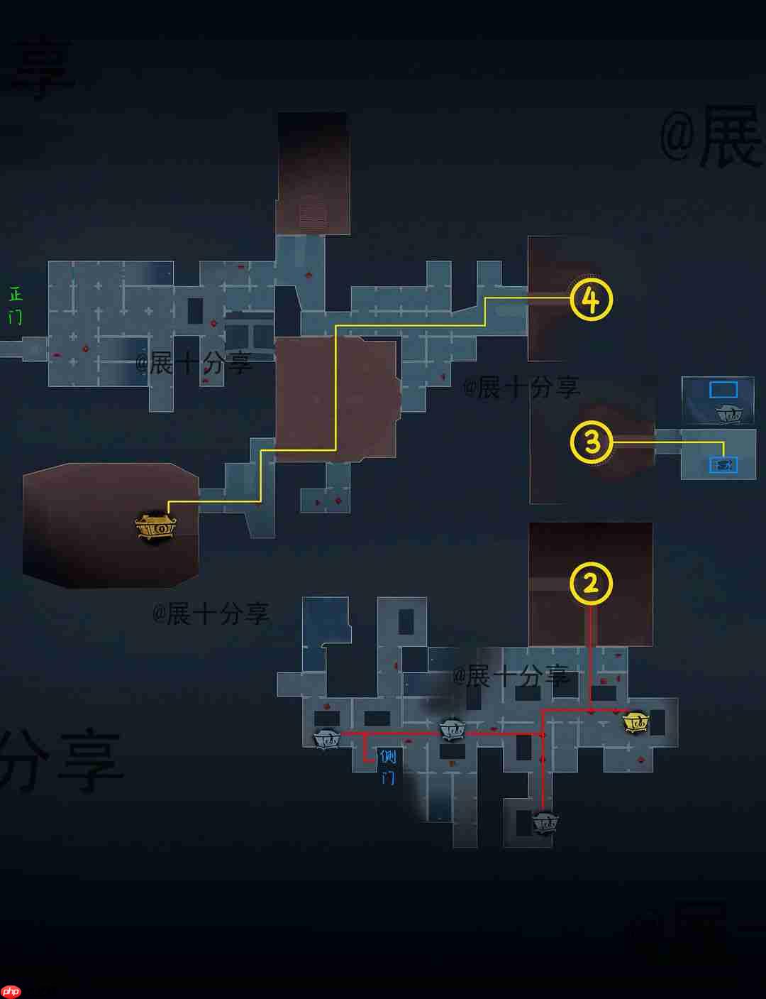 超自然行动组昆仑秘境极限侧门在【右】全地图小抄