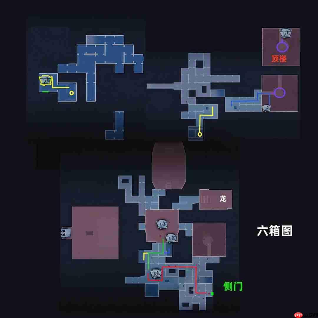 超自然行动组昆仑秘境极限侧门在【右】全地图小抄