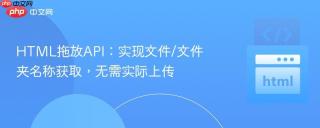 HTML拖放API：实现文件/文件夹名称获取，无需实际上传