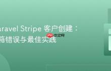 优化 Laravel Stripe 客户创建：避免邮箱错误与最佳实践