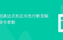 使用正则表达式和正向先行断言解析无序命令参数