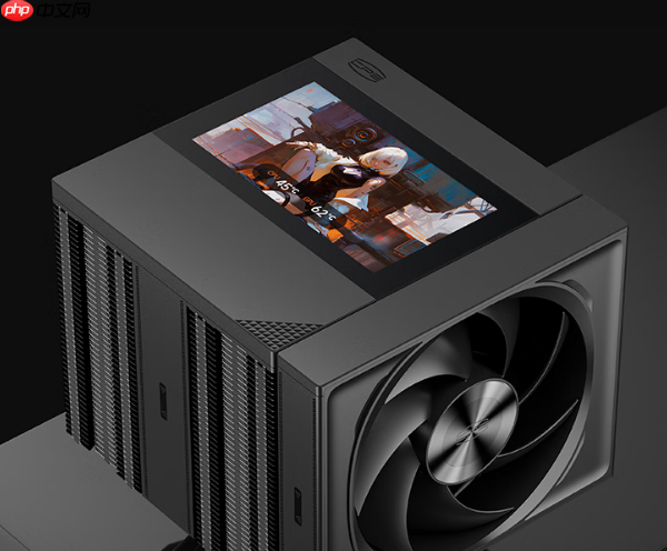 超频三泰拉巨风RZ820散热器屏显版首发999元:5寸大屏 支持视频播放