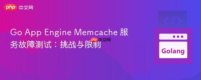 go app engine memcache 服务故障测试:挑战与限制