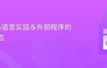 使用Go语言实现与外部程序的持续交互