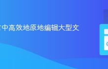 Go语言中高效地原地编辑大型文本文件