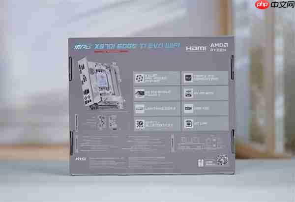 支持10000MT/s内存!微星MPG X870I EDGE TI EVO WIFI主板图赏