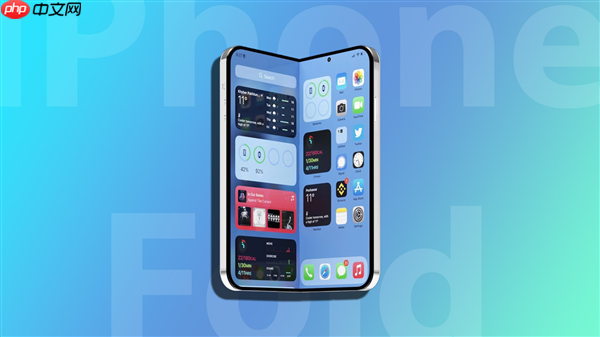 苹果史上第一次!折叠屏iphone将配备2400万屏下摄像头