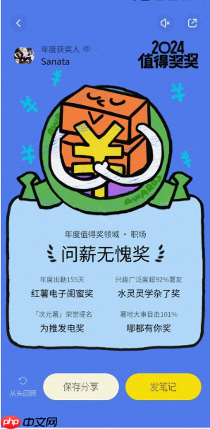 《小红书》2024年度报告查看方法