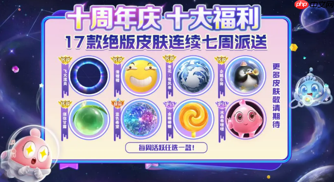 《球球大作战》十周年庆活动介绍