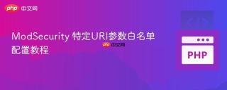 ModSecurity 特定URI参数白名单配置教程