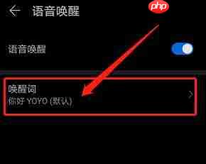 《华为智慧语音》唤醒词设置方法