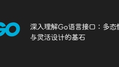 Compréhension approfondie de l'interface du langage Go : la pierre angulaire du polymorphisme et de la conception flexible