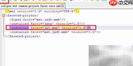 无法投影动态Web模块