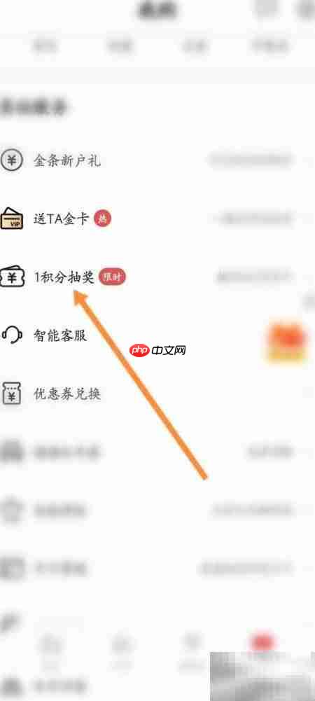 东呈会积分抽奖使用指南