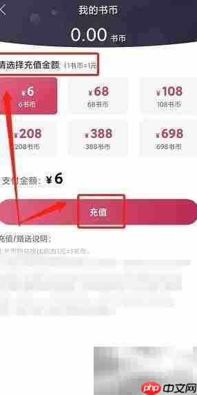 凤凰书苑书币充值指南
