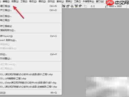 VB创建工程步骤详解