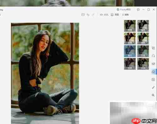 WPS图片晨光滤镜使用技巧