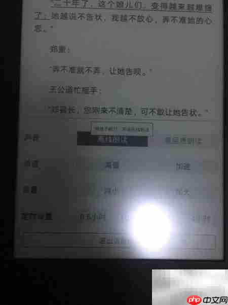 掌阅R6800听书功能使用指南