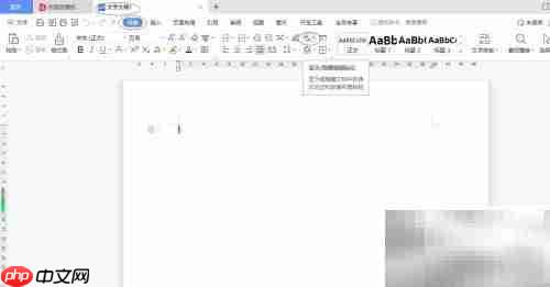 WPS隐藏段落标记方法