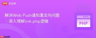 解决Web Push通知重定向问题：深入理解link.php逻辑
