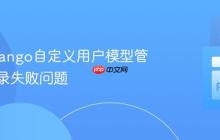 解决Django自定义用户模型管理员登录失败问题