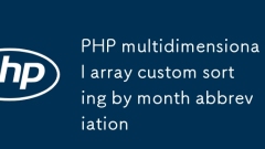 Benutzerdefinierte mehrdimensionale PHP-Array-Sortierung nach Monatsabkürzung