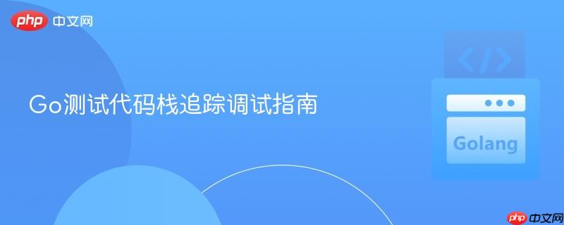 Go测试代码栈追踪调试指南