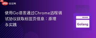 使用Go语言通过Chrome远程调试协议获取标签页信息：原理与实践
