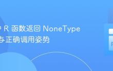rpy2 中 R 函数返回 NoneType 的原因与正确调用姿势