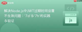 解决Node.js中JWT过期时间设置不生效问题：‘7d’与‘7h’的实践与验证