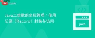 Java二维数组坐标管理：使用记录（Record）封装与访问