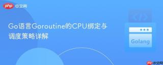 Go语言Goroutine的CPU绑定与调度策略详解
