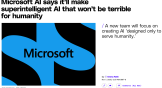 微软 AI 部门成立超级智能团队，确保先进 AI 始终处于人类控制之下