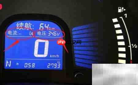 奇瑞eQ1仪表盘参数解读