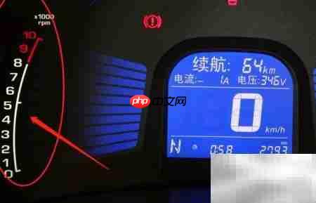 奇瑞eQ1仪表盘参数解读